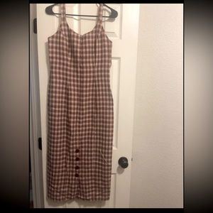 Vintage 90s style gingham dress